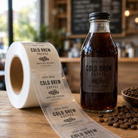 Custom Rounded Square Roll Labels