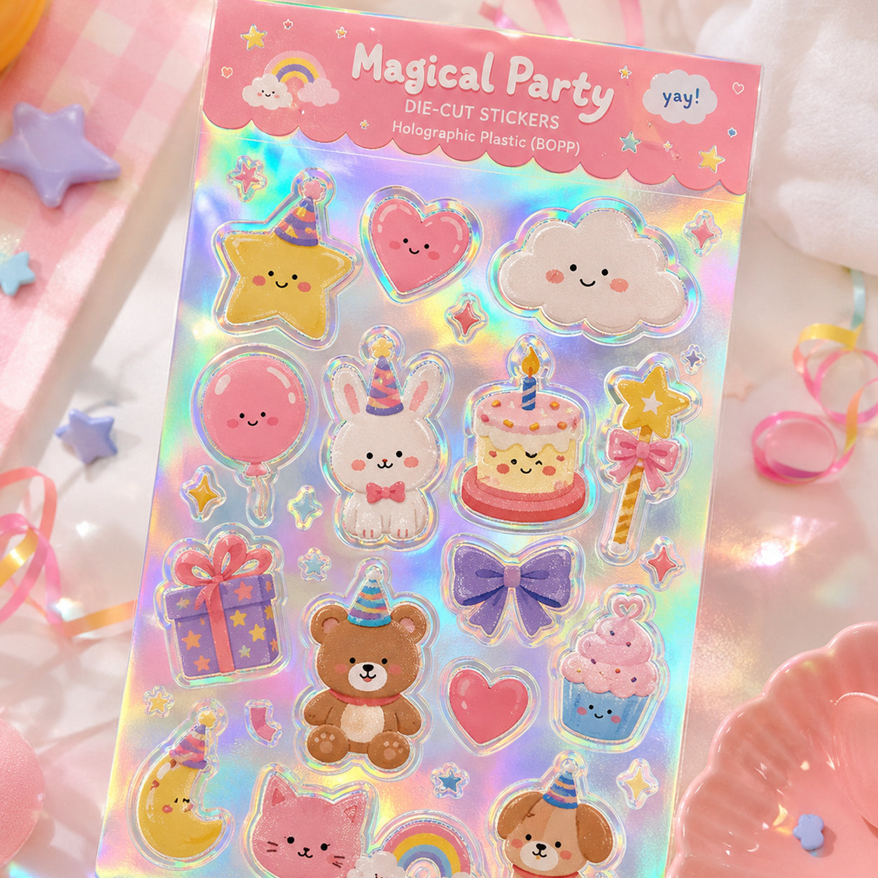 Custom Die-Cut Sheet Stickers