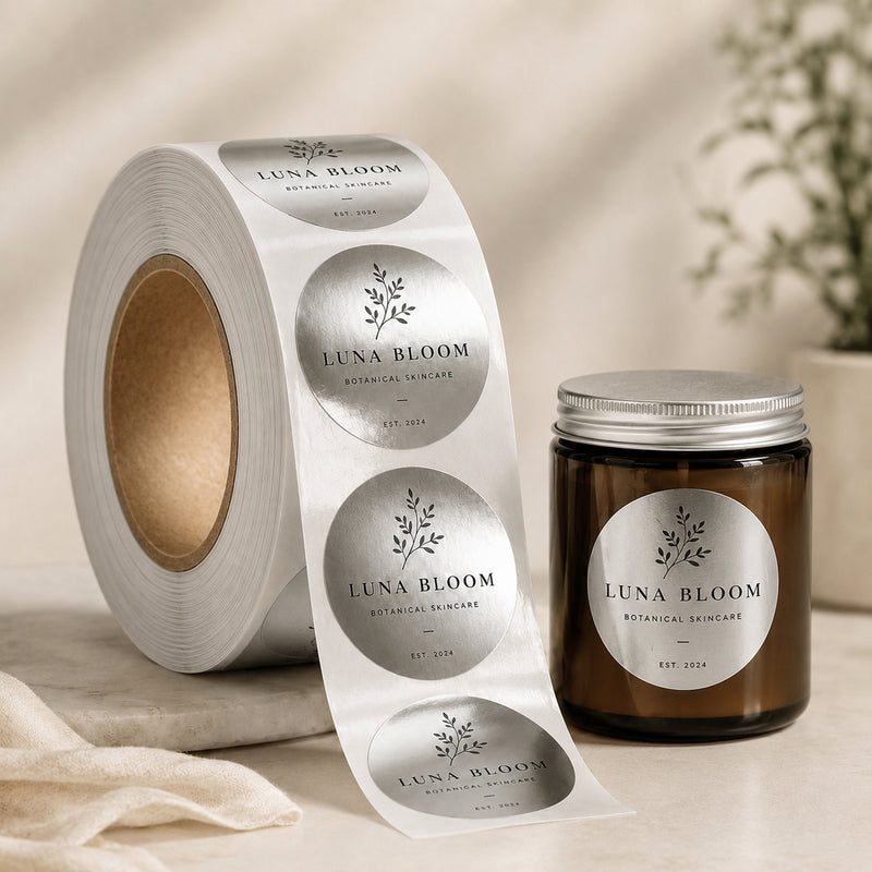 Custom Circle Roll Labels