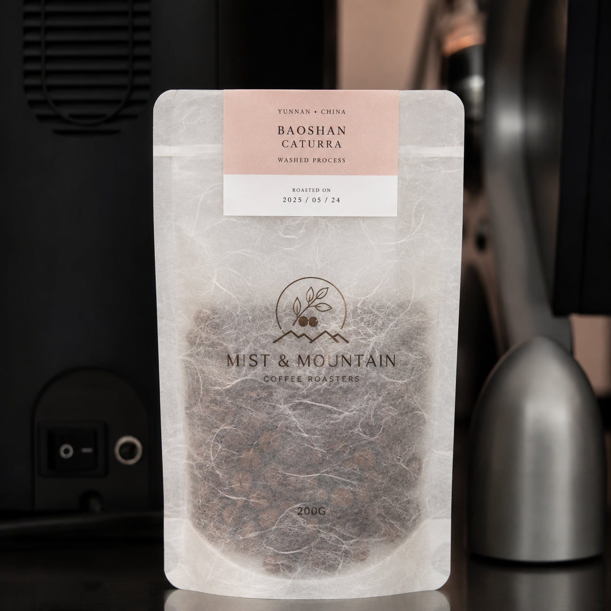 Custom Rice Paper Stand Up Coffee Bags