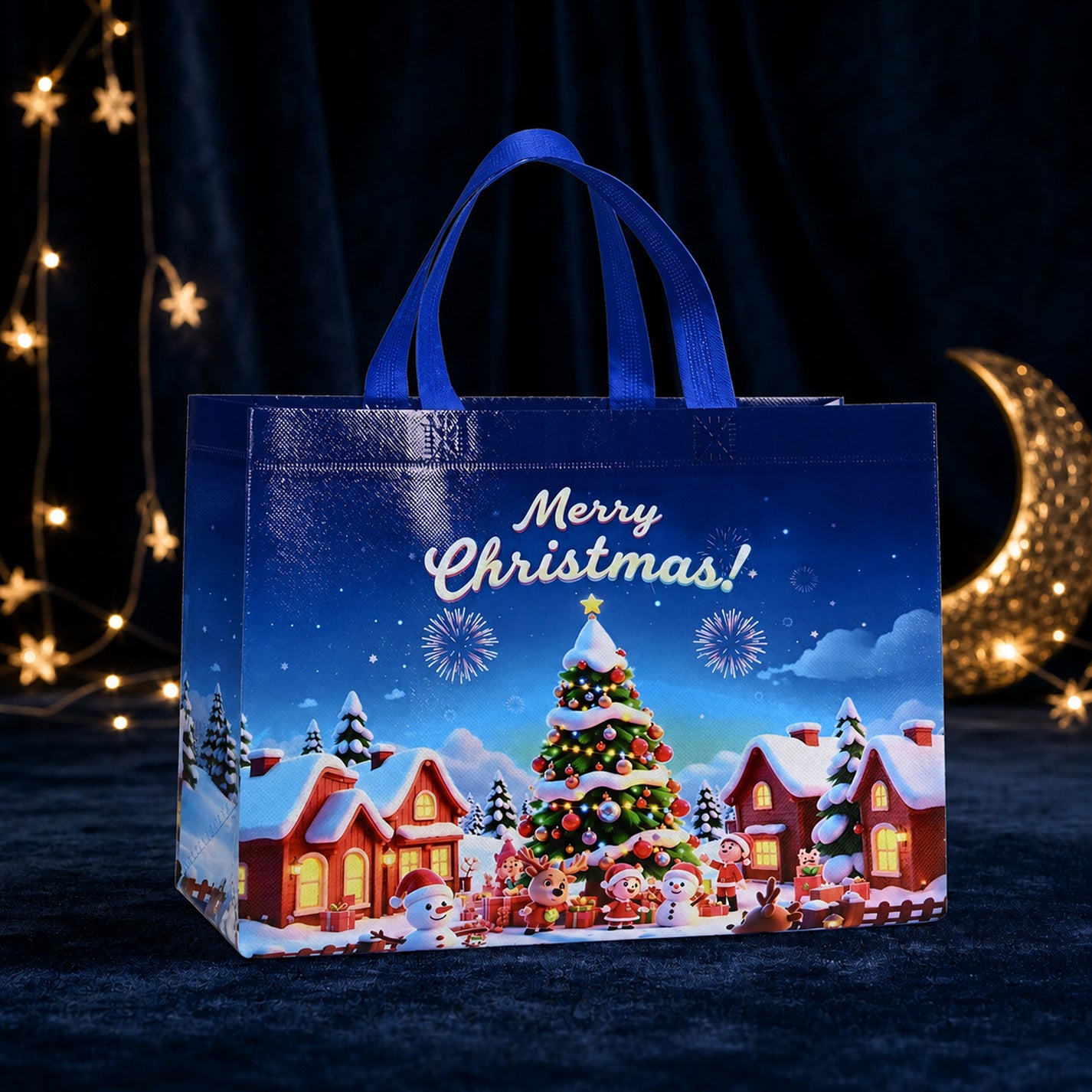 Custom Christmas Non-Woven Gift Bags