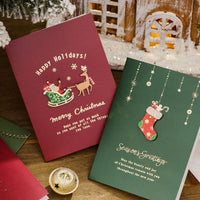 Custom Retro Christmas Greeting Cards