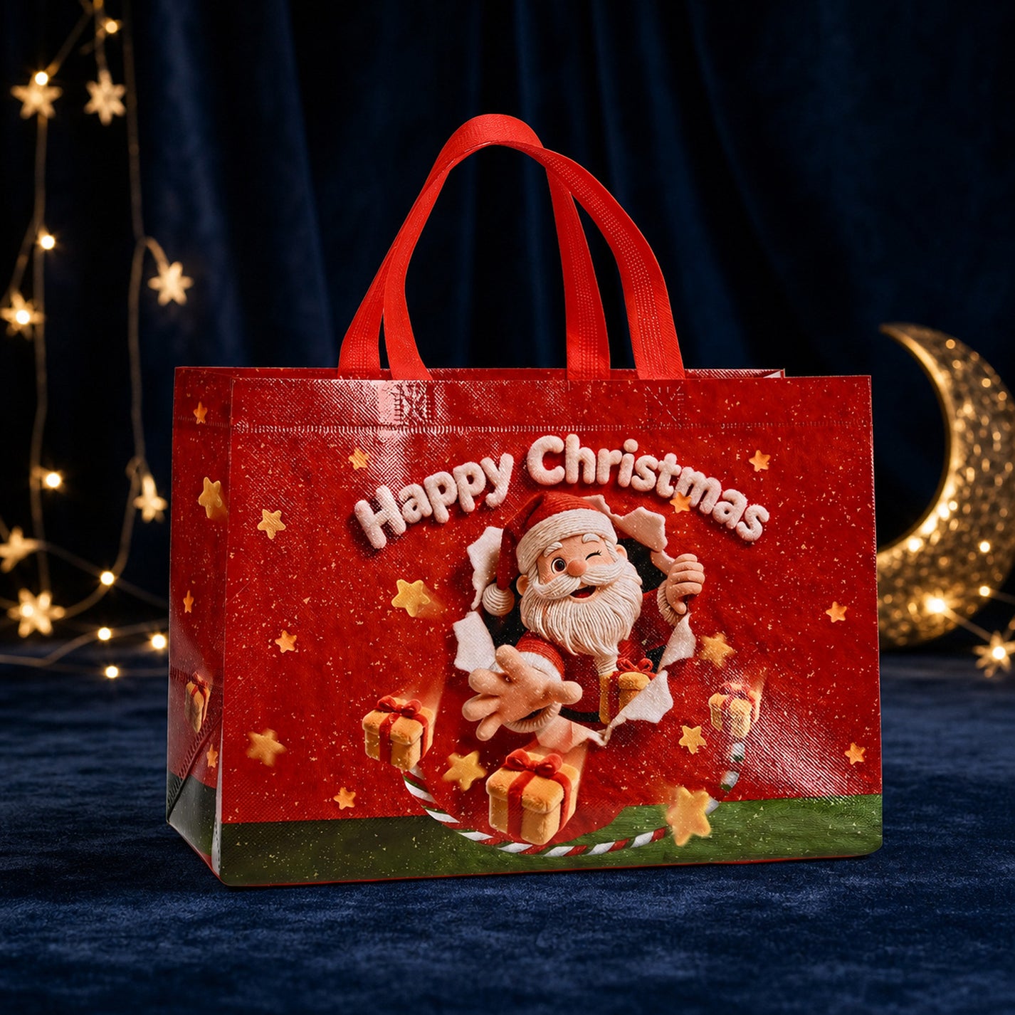 Custom Christmas Non-Woven Gift Bags
