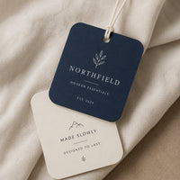 Custom Rounded Square Hang Tags