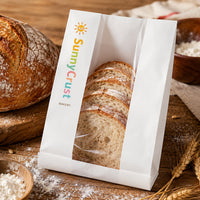 Custom Kraft Paper Bread Bags with Window