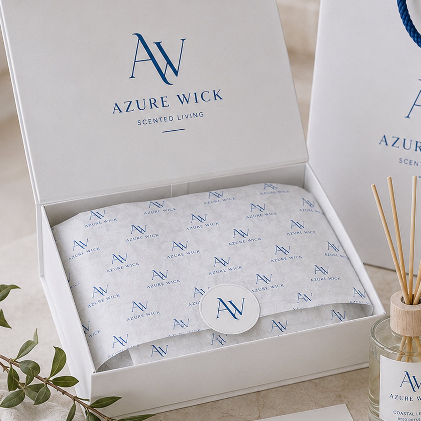 Custom White Kraft Packaging Paper