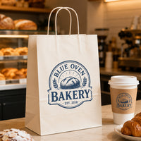 Custom Paper Bakery Bags with Logo