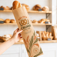 Custom Baguette Bread Bags with Window
