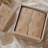 Custom Printed Kraft Wrapping Paper