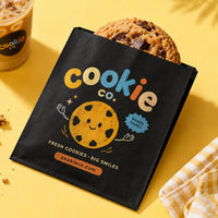 Custom Multicolor Bakery Paper Bags for Cookies