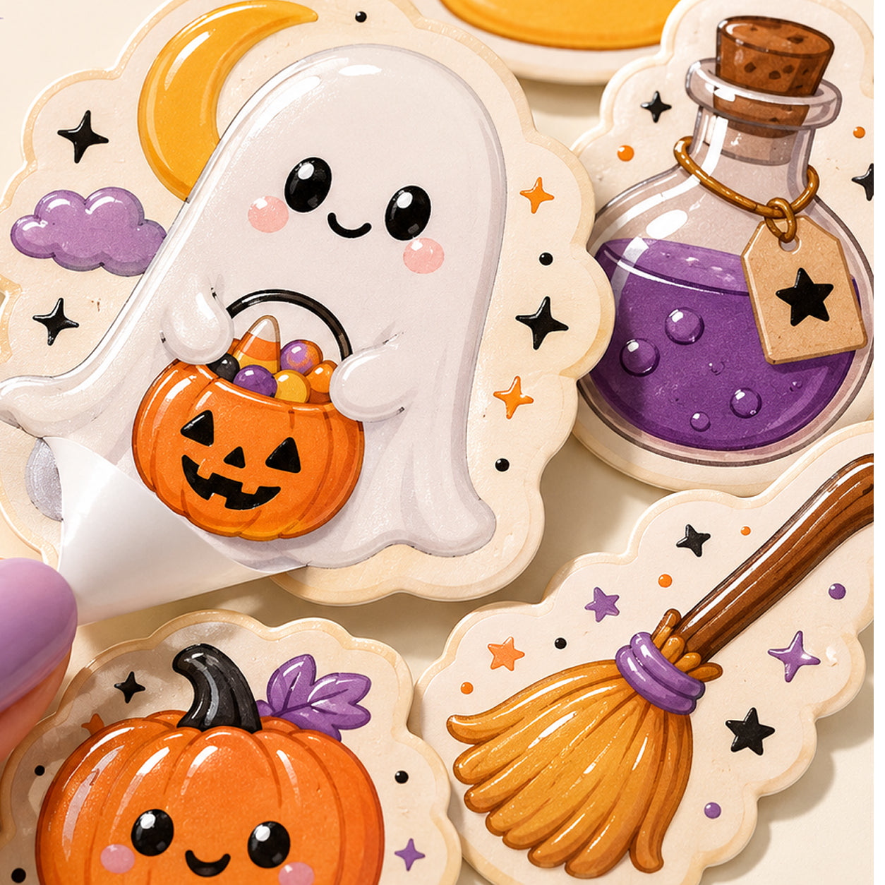 Custom Spot UV Stickers