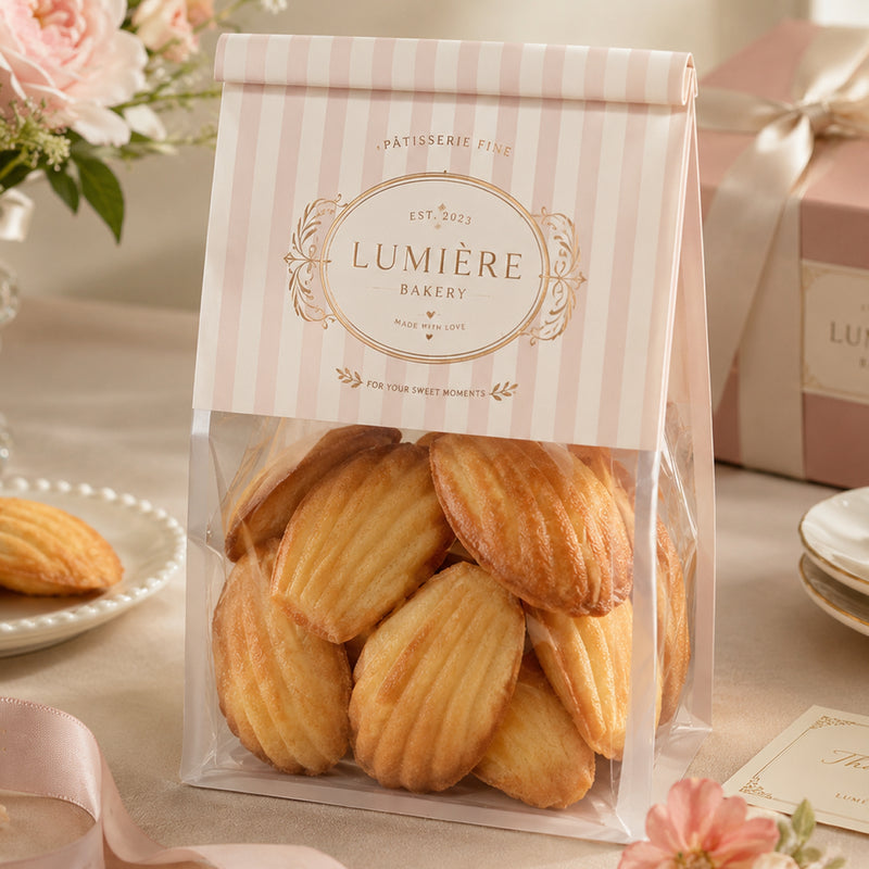 Custom Bakery Bags with Window