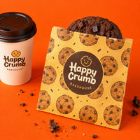 Custom Multicolor Bakery Paper Bags for Cookies