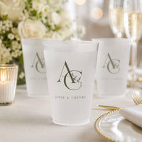 Custom 16oz PP Frosted Stadium Cups with Logo