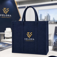 Custom Deep Navy Eco Totes