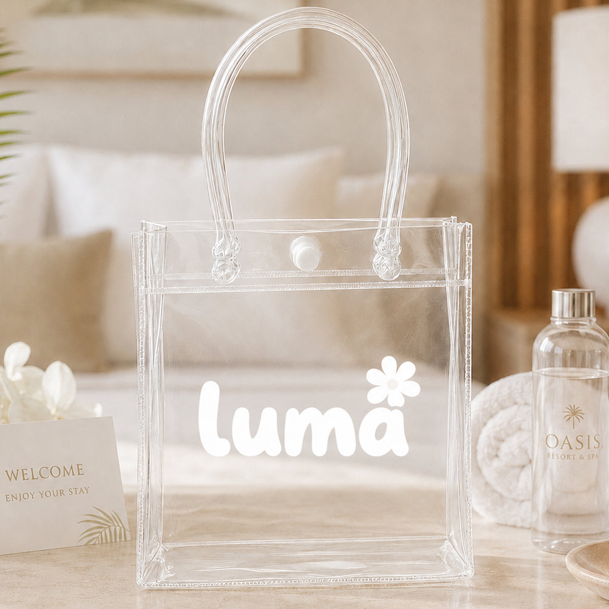Custom Clear Mini Gift Bags