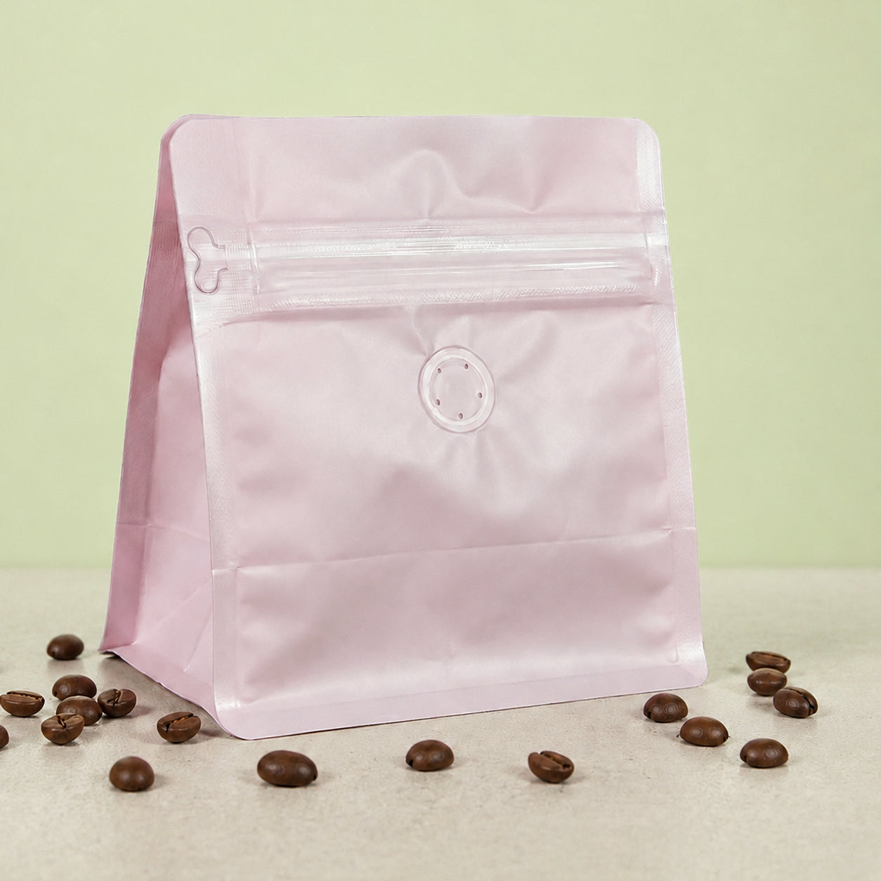 Matte Flat Bottom Coffee Bags