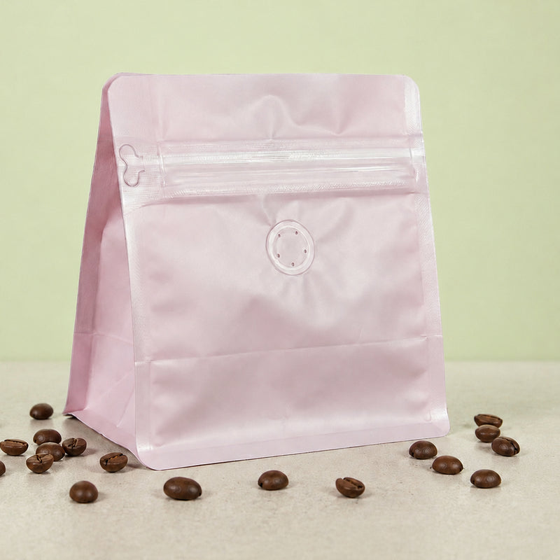 Matte Flat Bottom Coffee Bags