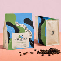 Custom Zipper Flat Bottom Coffee Bag-1