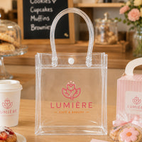 Custom Clear Mini Gift Bags