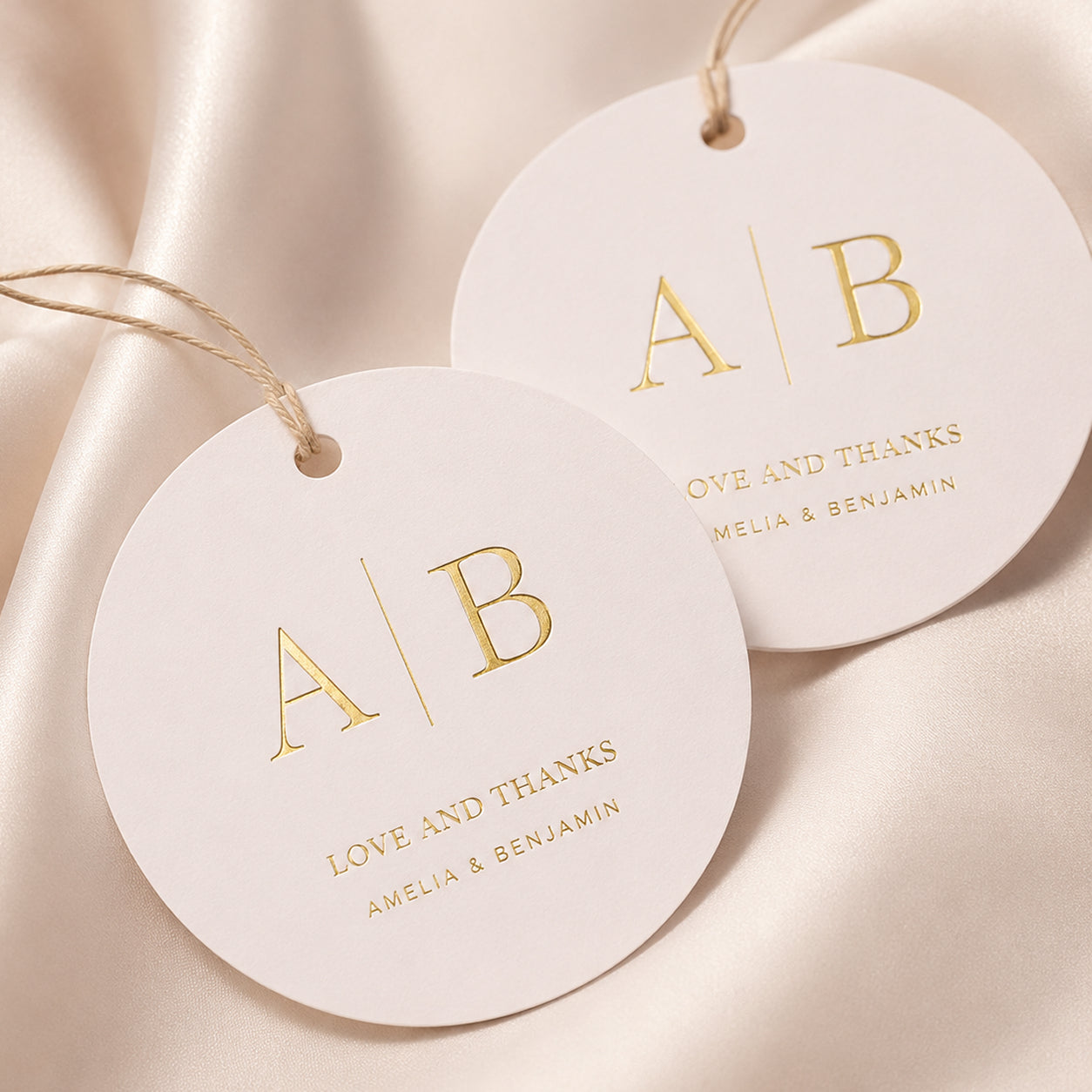 Custom Circle Hang Tags