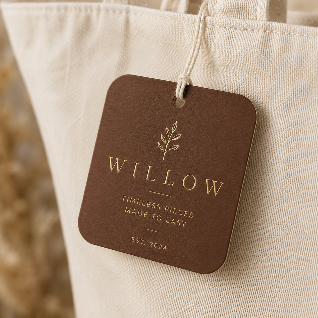 Custom Rounded Square Hang Tags