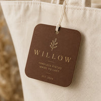 Custom Rounded Square Hang Tags
