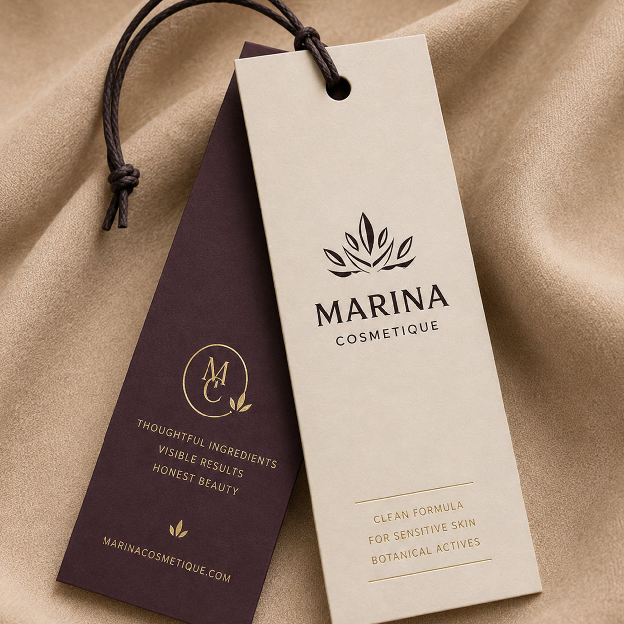 Custom Rectangle Hang Tags