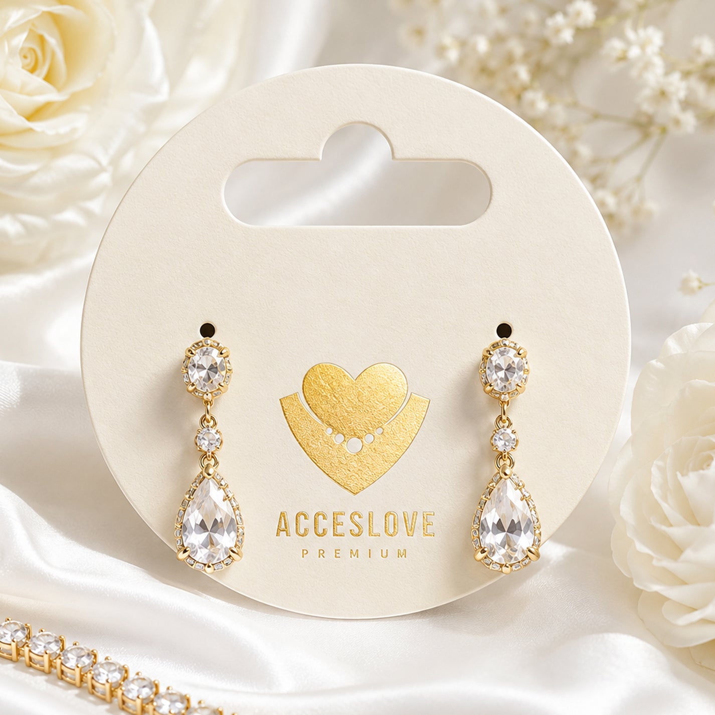 Custom Circle Jewelry Tags