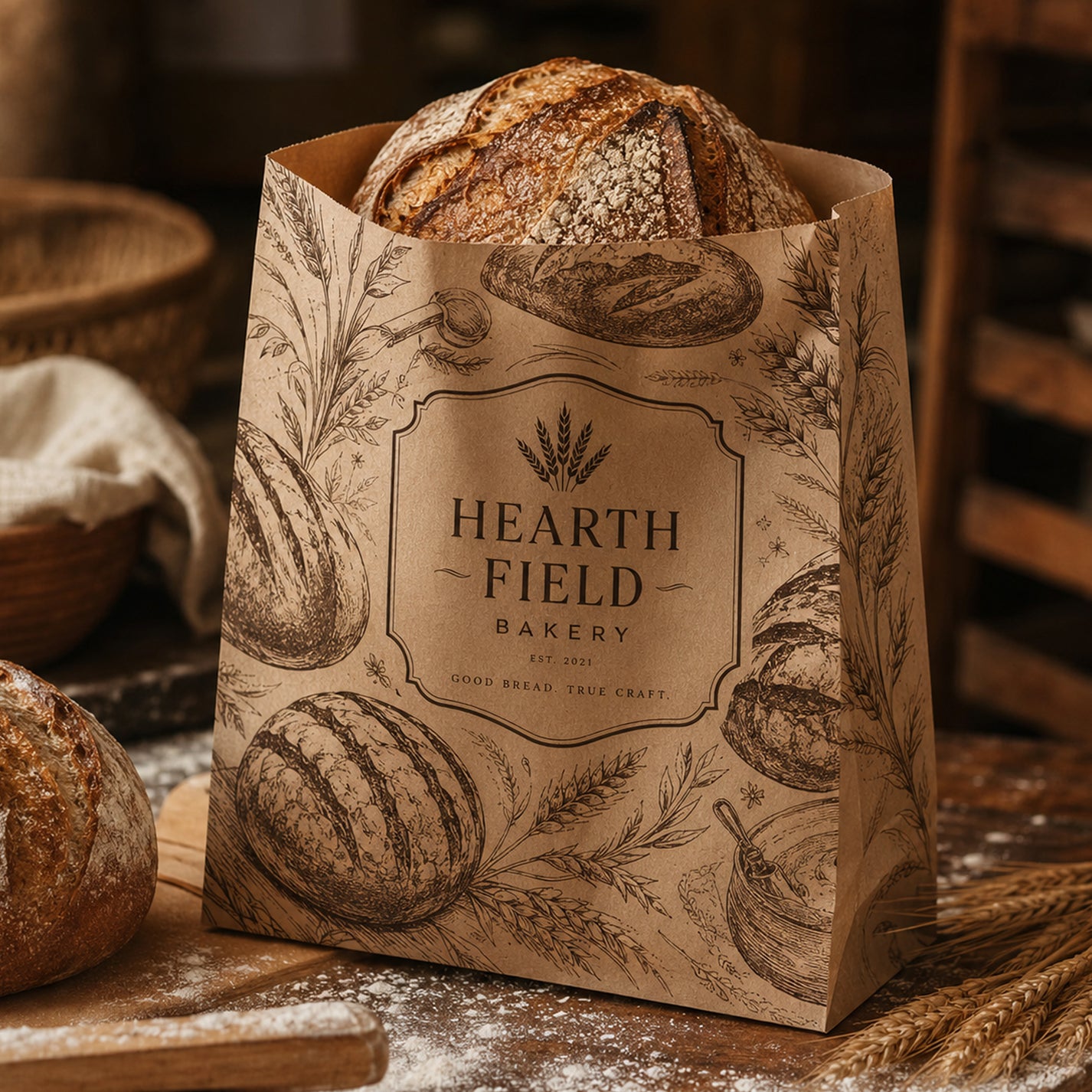 Personalized Kraft SOS Bags