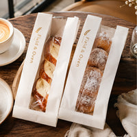 Custom Kraft Paper Bread Bags with Window