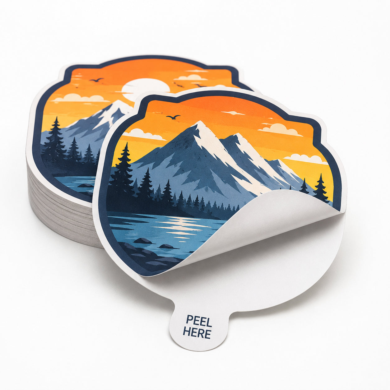 Custom Easy Peel Die Cut Stickers