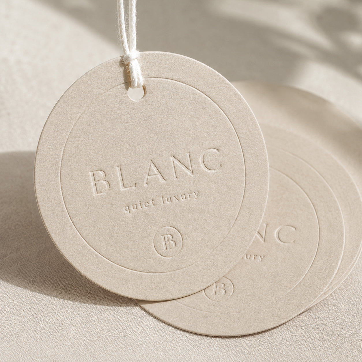 Custom Circle Hang Tags