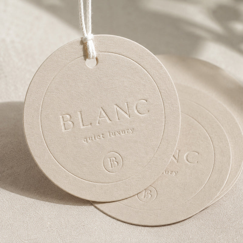 Custom Circle Hang Tags