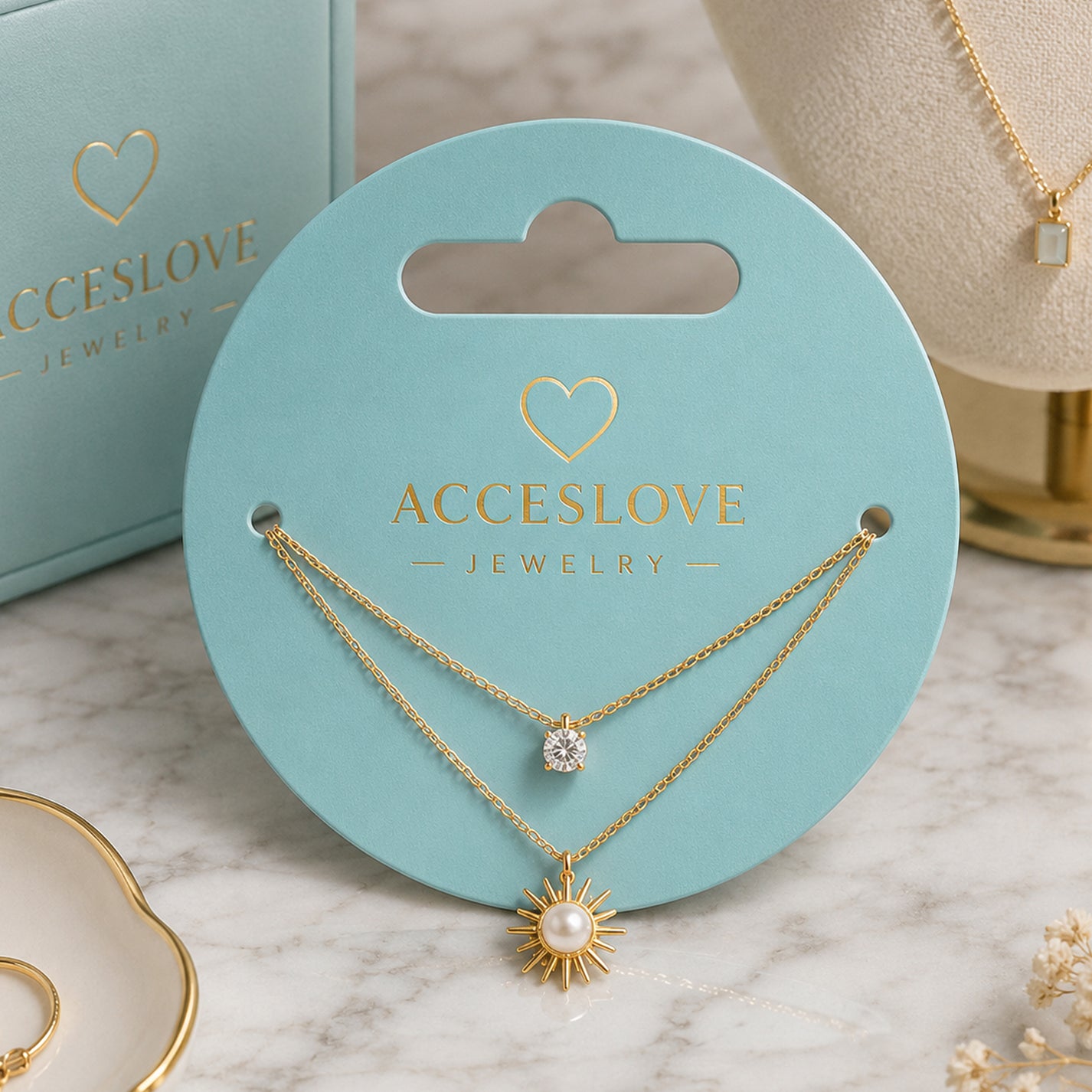 Custom Circle Jewelry Tags
