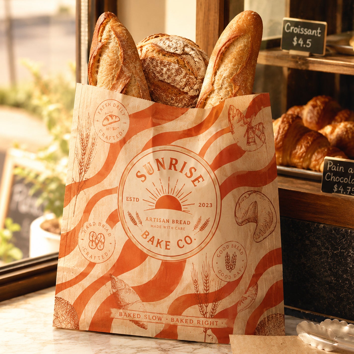 Personalized Kraft SOS Bags