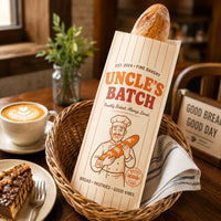 Custom Baguette Bread Bags with Window