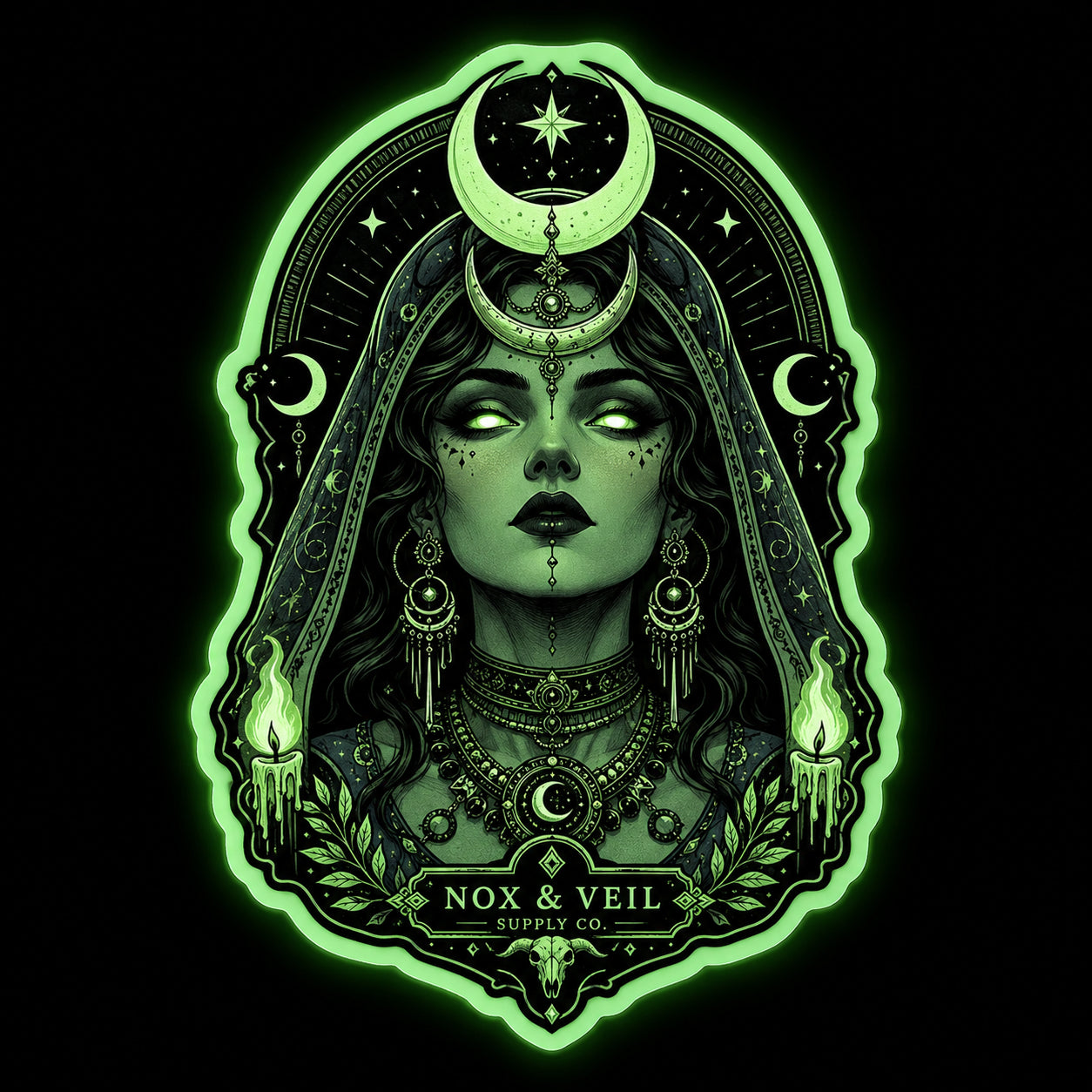 Custom Glow in the Dark Stickers