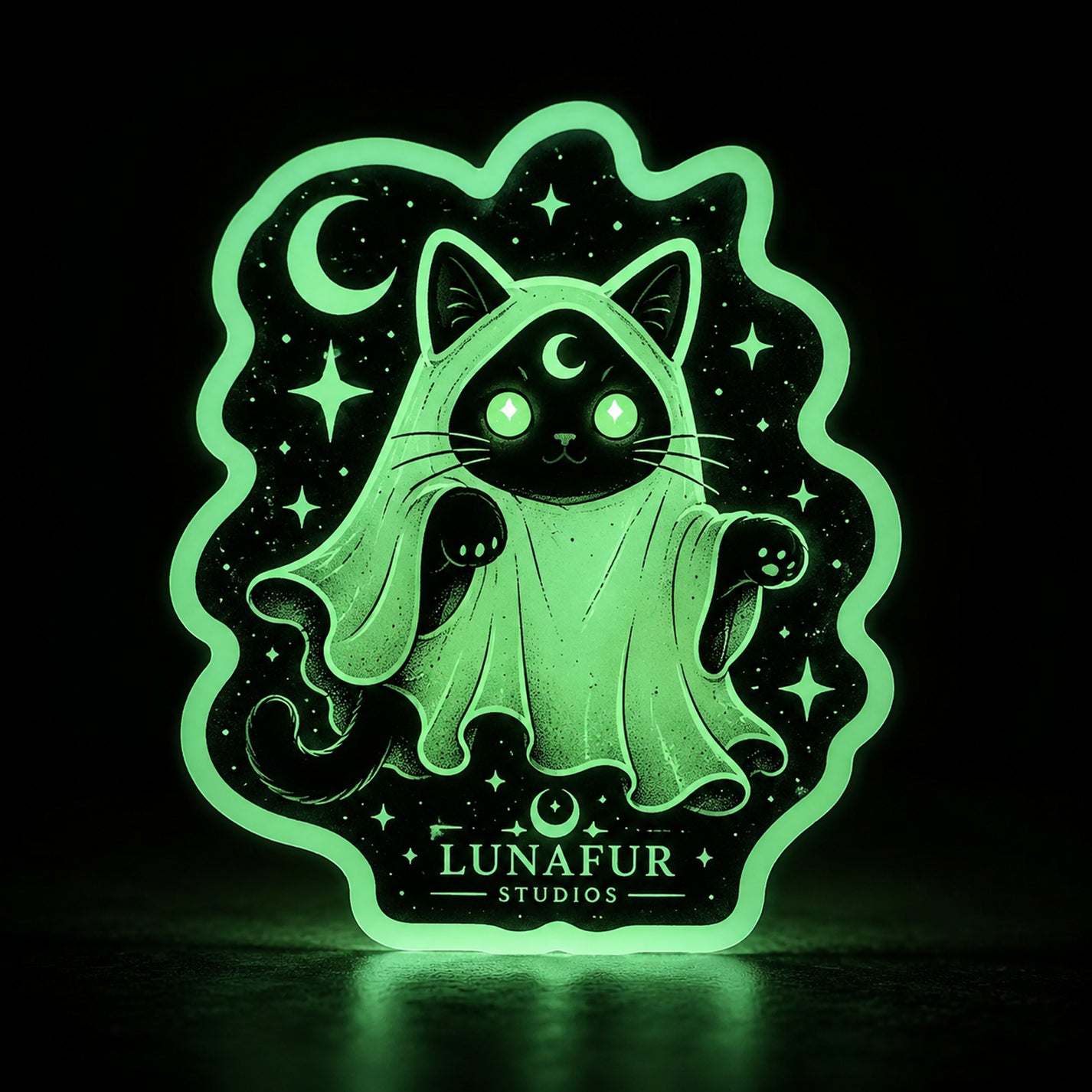 Custom Glow in the Dark Stickers