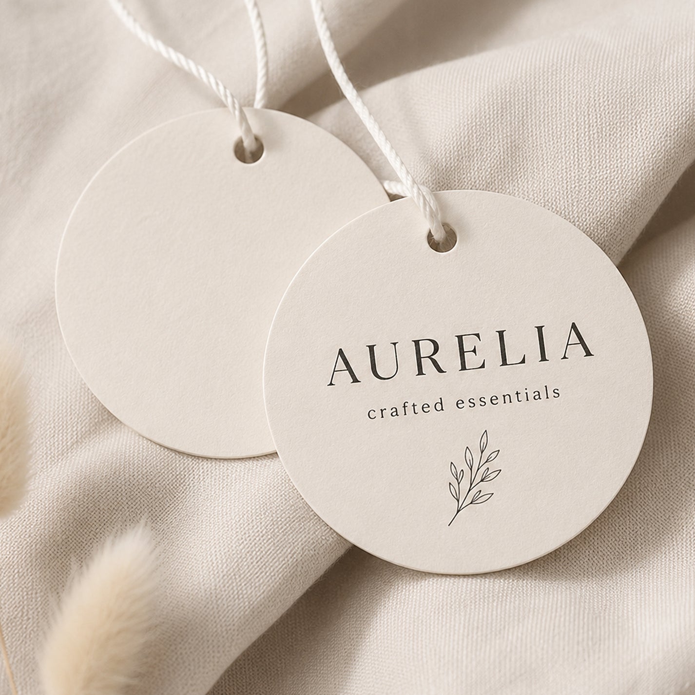 Custom Circle Hang Tags