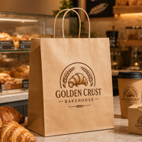 Custom Paper Bakery Bags with Logo