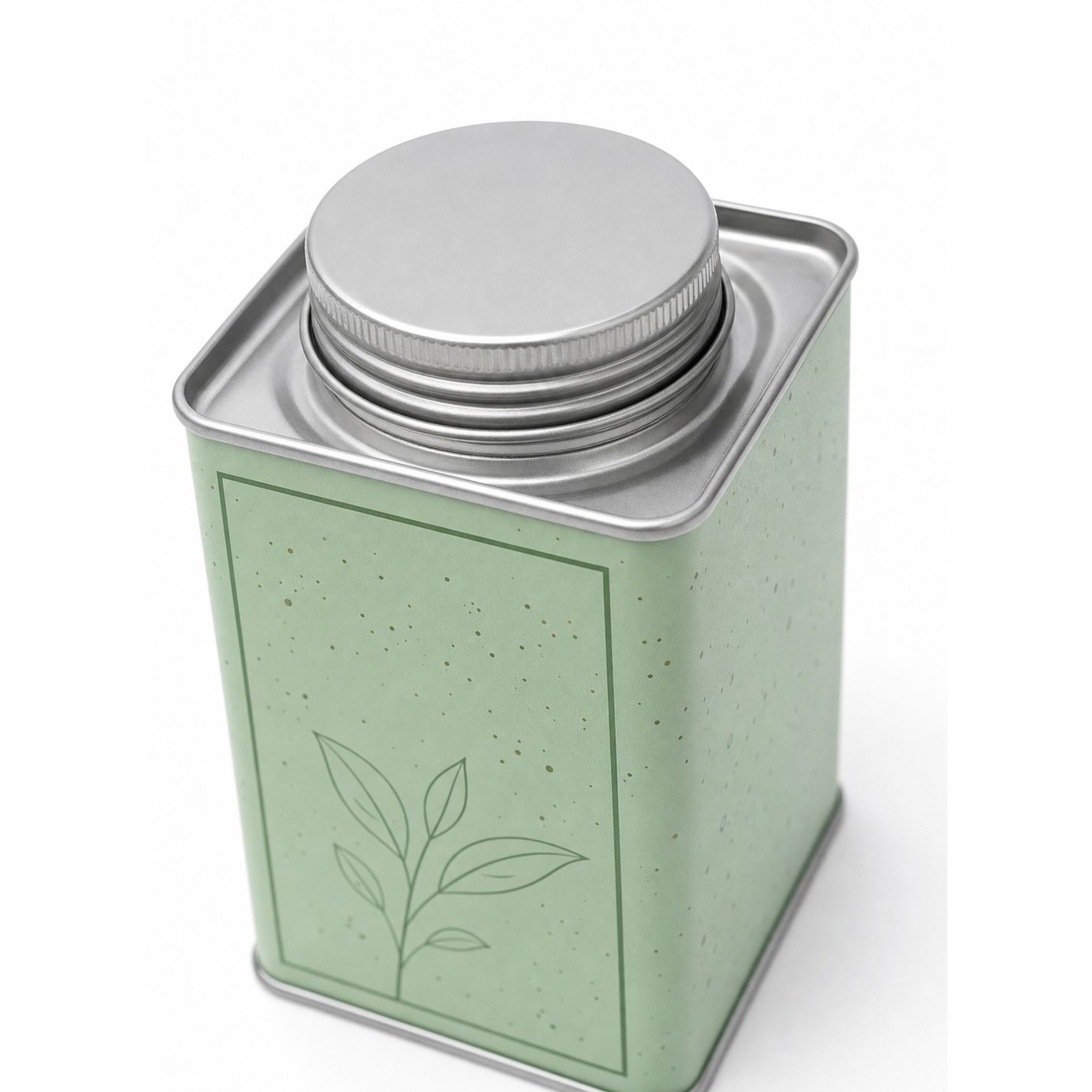 LeafPackage custom square screw lid tin can product photo 4