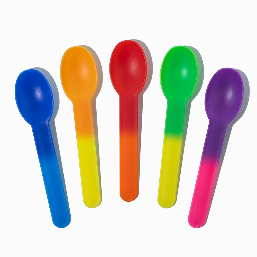 Color Changing Heavy Duty Ice Cream Spoons – 1000/Case