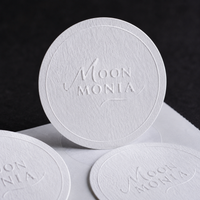 Custom Embossed Logo Stickers for Packaging Seals and Product Labels