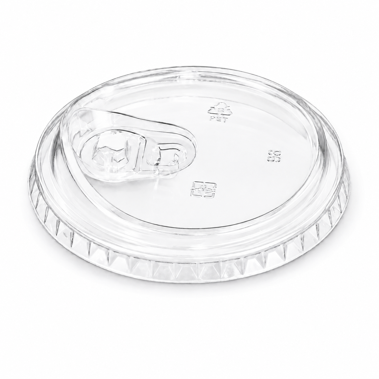 PET Sip Switch Cup Lids – Multiple Rim Sizes, Ready to Ship