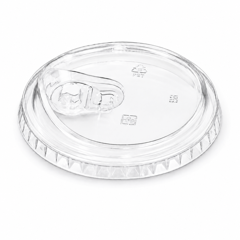 PET Sip Switch Cup Lids – Multiple Rim Sizes, Ready to Ship