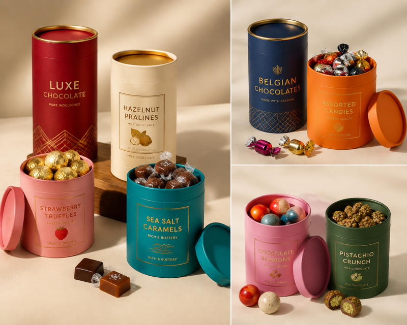 Custom Food Paper Cans