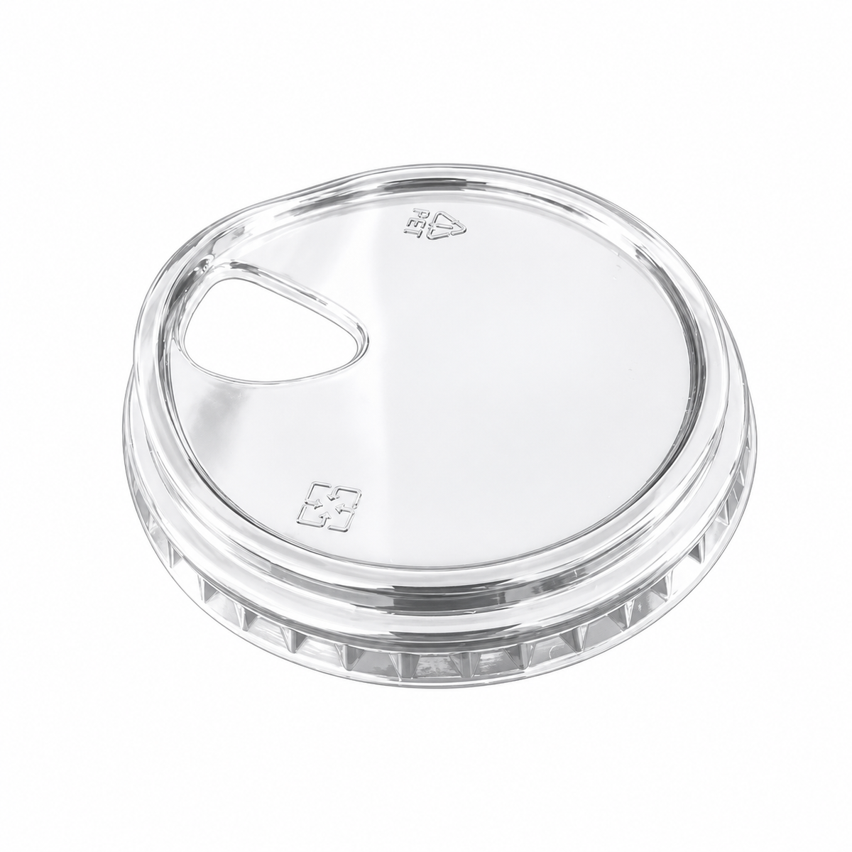 Clear PET Wide-Opening Sip Lids – 90mm & 98mm, Ready to Ship