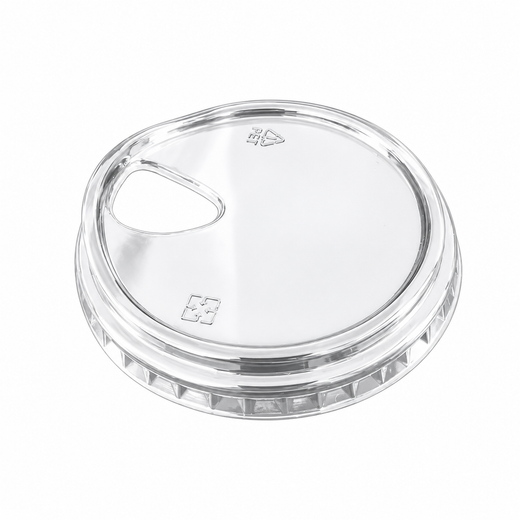 Clear PET Wide-Opening Sip Lids – 90mm & 98mm, Ready to Ship