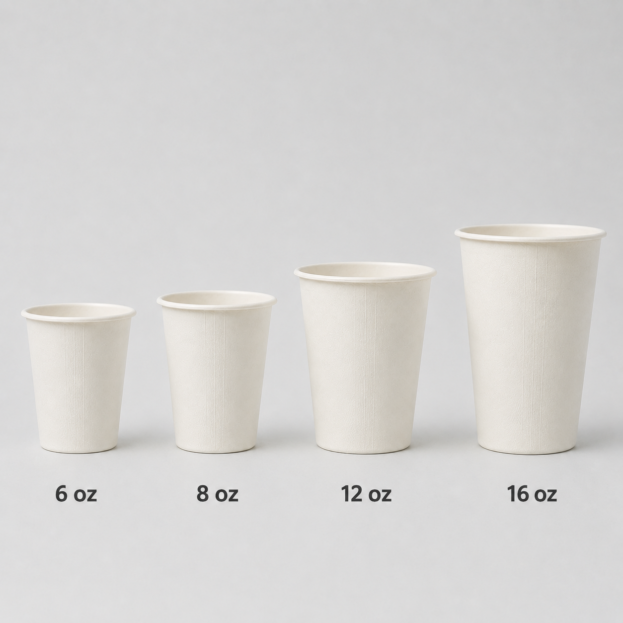 Custom Compostable Sugarcane Fiber Coffee Cups